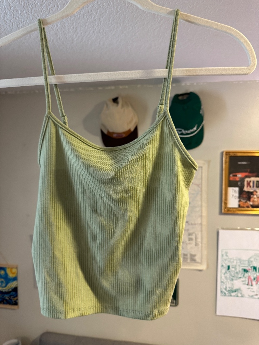 Green Ribbed American Eagle Tank
